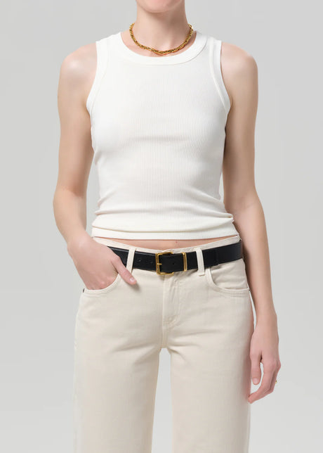 Citizens of Humanity Isabel Rib Tank Top - Pashmina