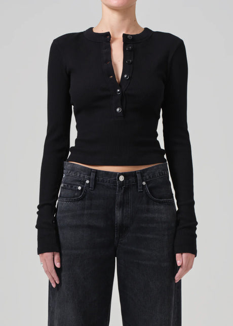 Citizens of Humanity Varra Henley - Black