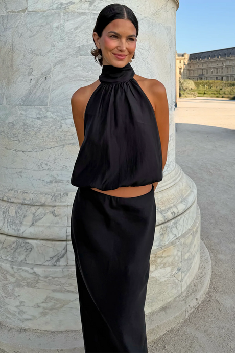 Never Fully Dressed - Black Billie Top