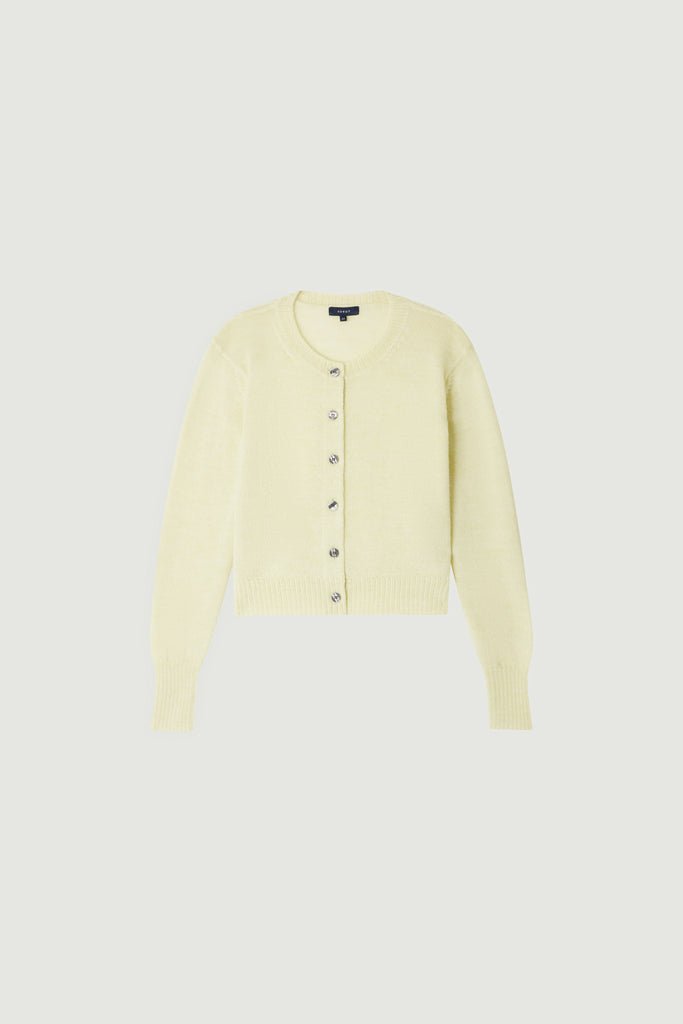 SOEUR GRIFFITH Cardigan - Acid Yellow