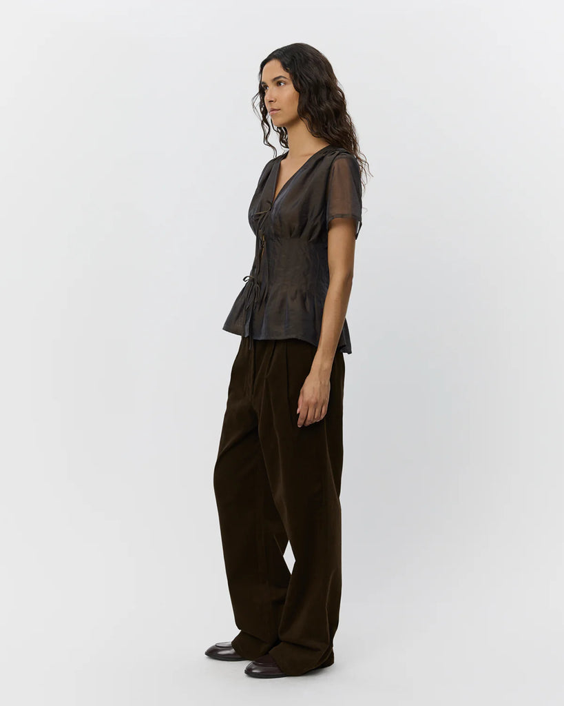 SOFIE SCHNOOR CENIASW SHIRT - Dark Brown