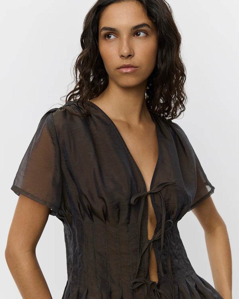 SOFIE SCHNOOR CENIASW SHIRT - Dark Brown