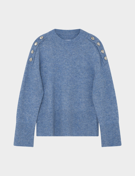 DAY Birger et Mikkelsen Monica Silma Jumper - Brunnera Blue Melange
