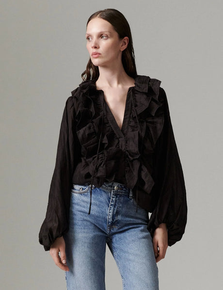 DAY Birger et Mikkelsen DAYFrey Blouse - Ganache