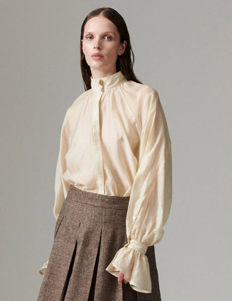 DAY Birger et Mikkelsen DAYWayo Shirt - Linen Tento Brown Rice