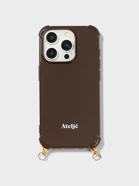 Ateljé IPhone Case in Dark Brown