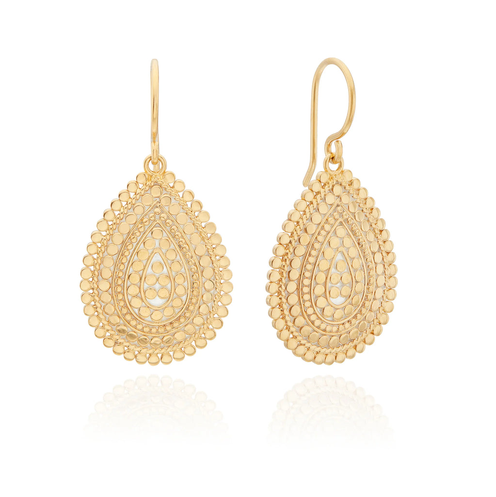 Anna Beck Medium Scalloped Drop Earrings