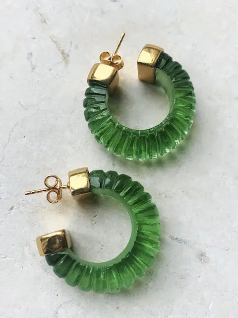 Shyla Esme Earrings - Soft Green