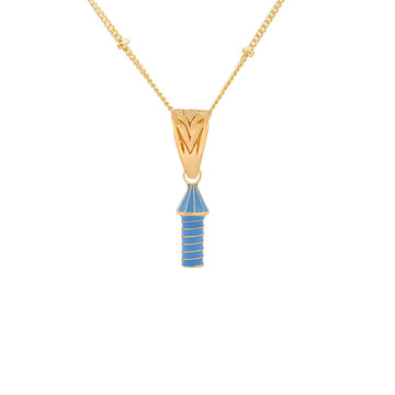 Après Youth Rocket Charm Necklace - Blue