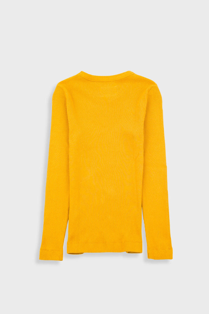 Folk LS Fitted T-shirt - Chrome Yellow