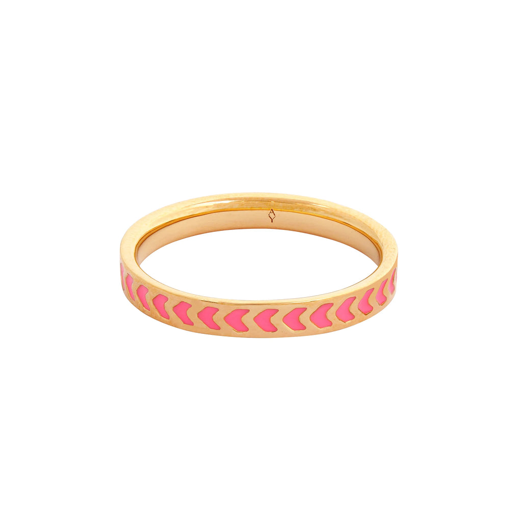 Après Youth Spark Enamel Ring - Pink