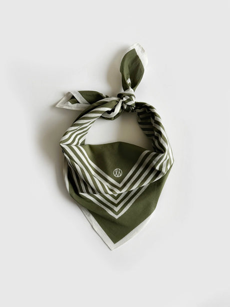 COTTON STRIPED | GREEN | 55CM 