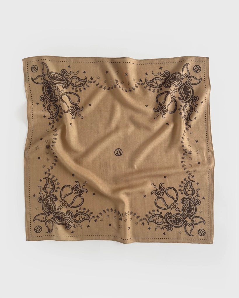 WOOL SCARF, TWO SIDED | CAPPUCCINO | 65 cm