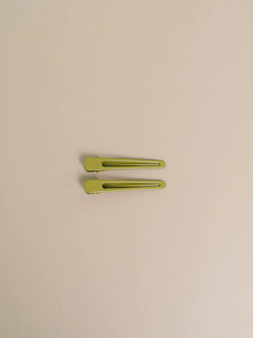 NAT + NOOR Triangle Clips - Olive