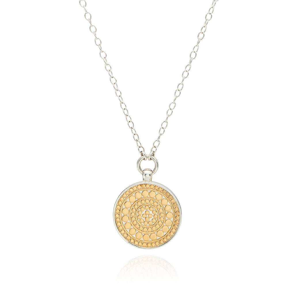 Anna Beck Classic Medium Reversible Disc Pendant Necklace