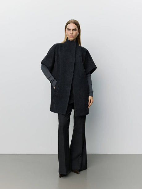 SOFIE SCHNOOR PALOMINASW CAPE - Dark Grey