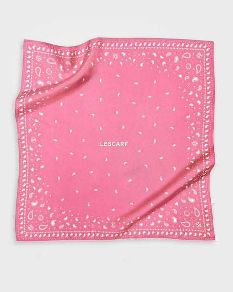 lescarf PAISLEY SCARF 2 | PINK | 50cm