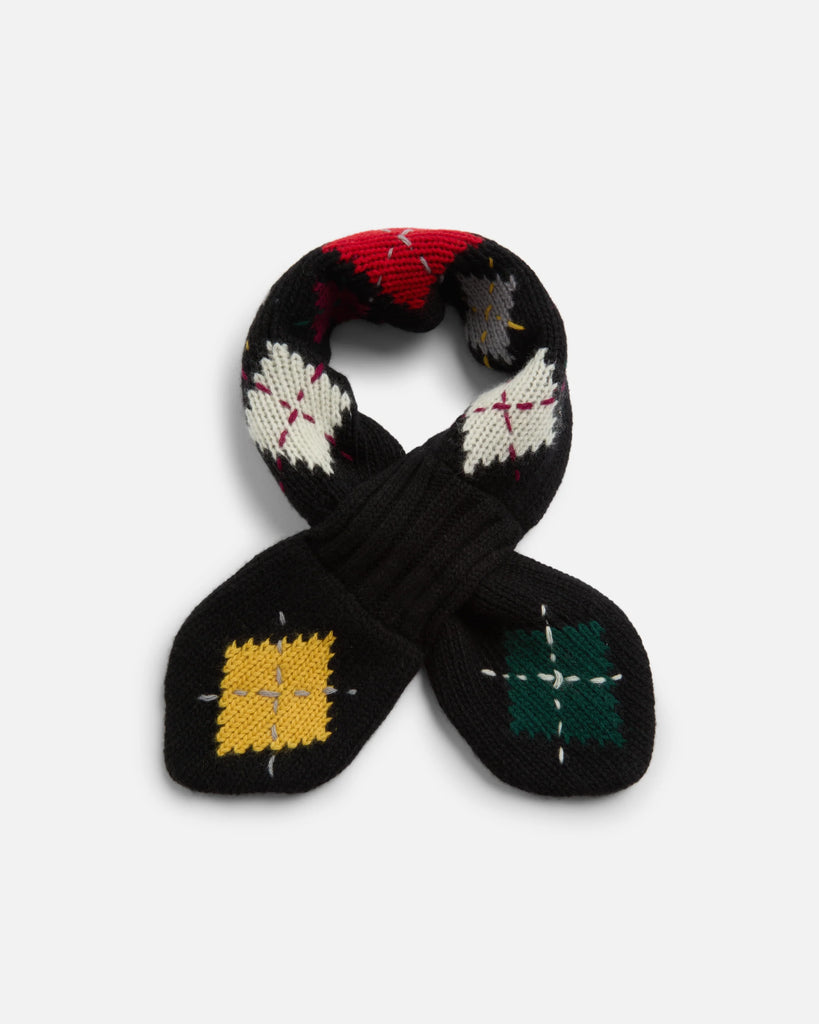 YMC Slotted Scarf - Black