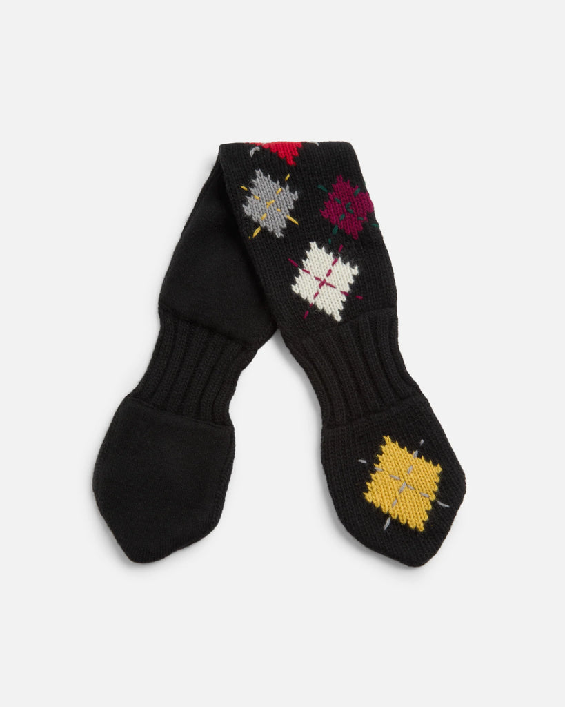 YMC Slotted Scarf - Black