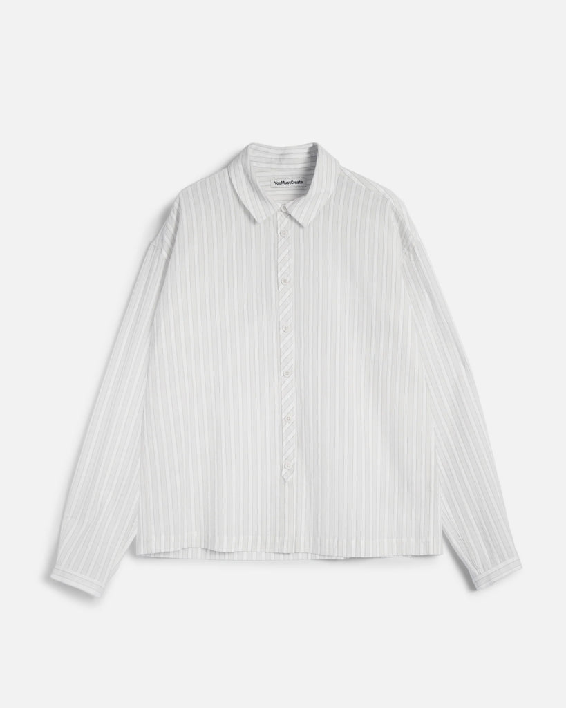 YMC Marianne Shirt - Natural Stripe