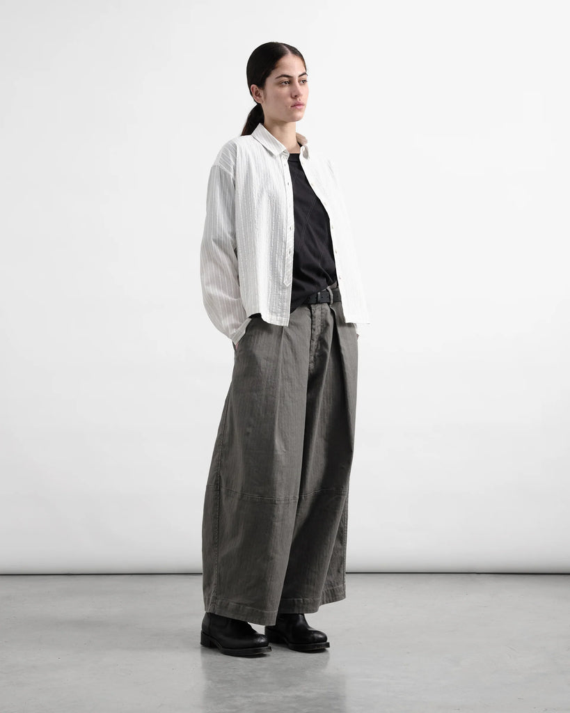 YMC Marianne Shirt - Natural Stripe