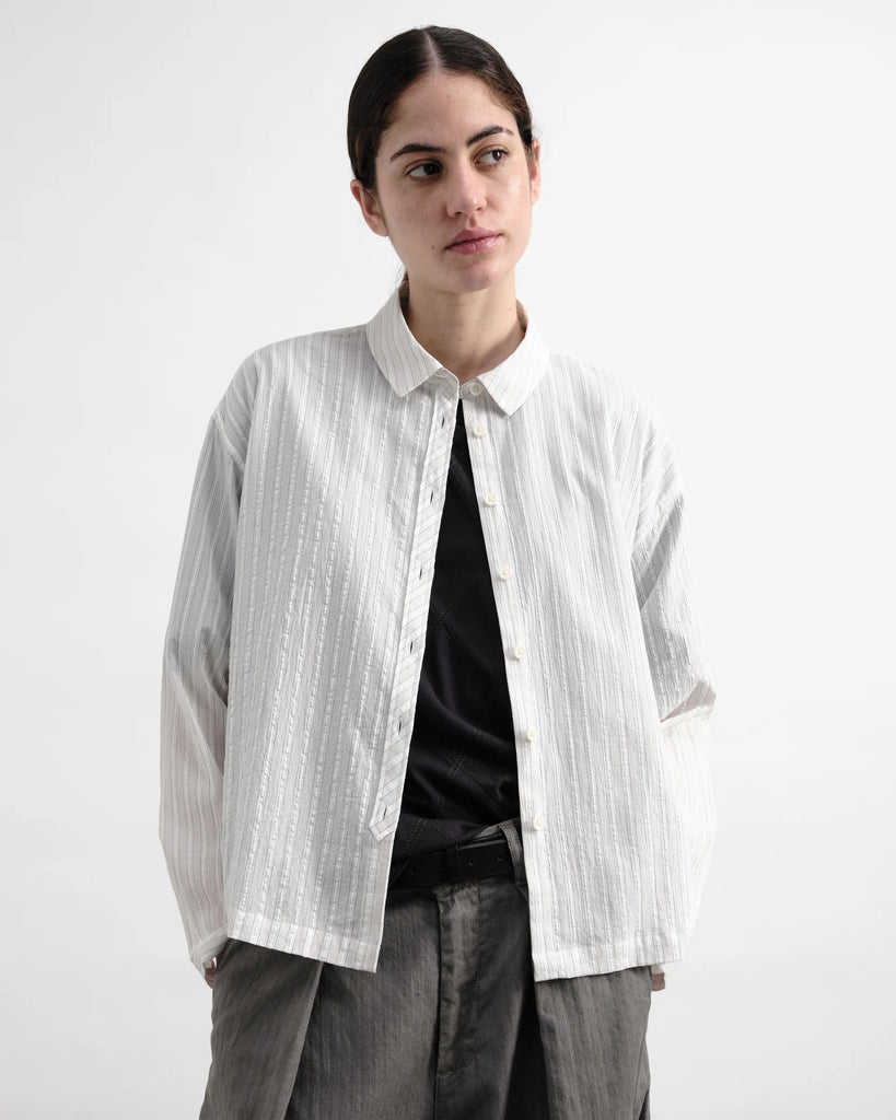 YMC Marianne Shirt - Natural Stripe
