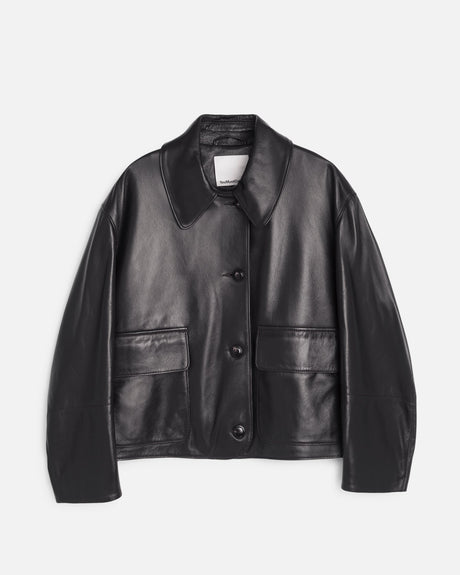 YMC Edge Jacket - Black Leather