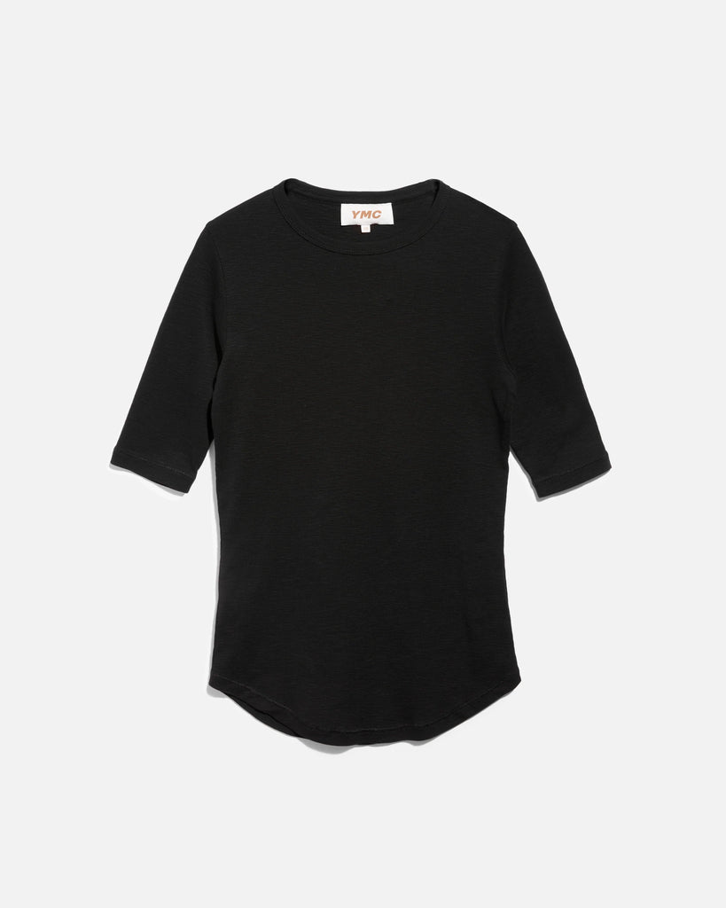 YMC Charlotte Short Sleeved Top - Black