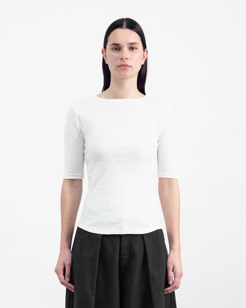 YMC Charlotte Short Sleeved Top - White