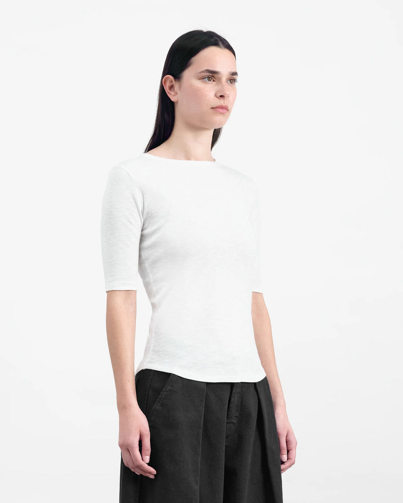 YMC Charlotte Short Sleeved Top - White