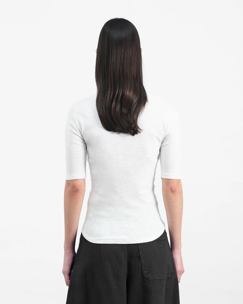YMC Charlotte Short Sleeved Top - White