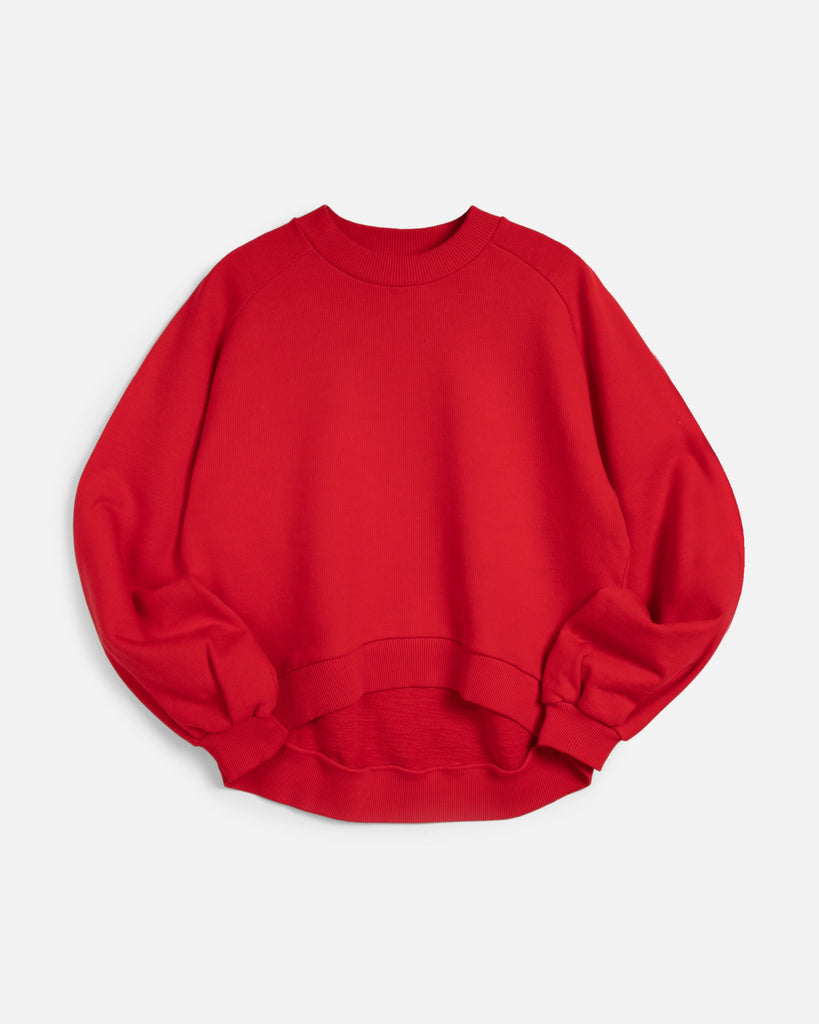 YMC Bellow Sleeve Sweatshirt - Red