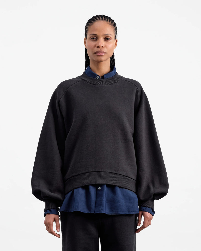 YMC Bellow Sleeve Sweatshirt - Black