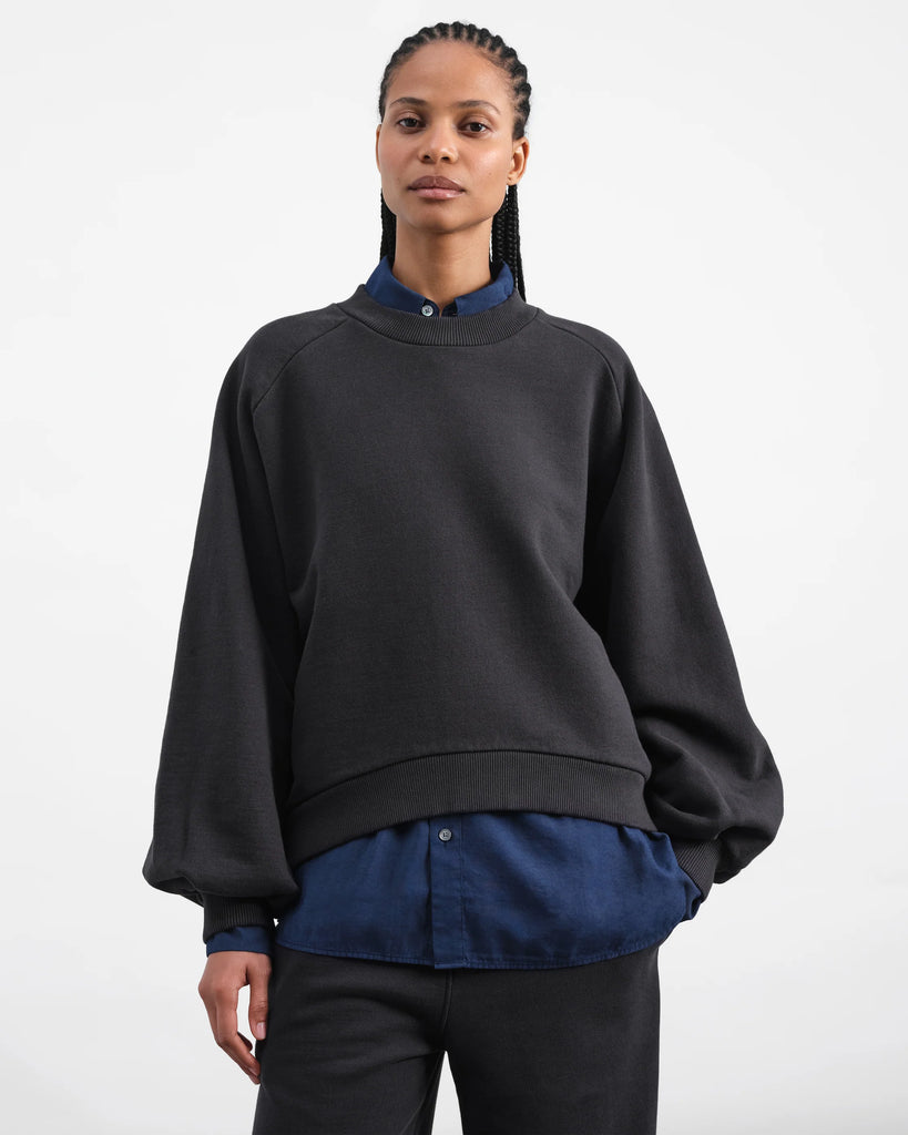 YMC Bellow Sleeve Sweatshirt - Black