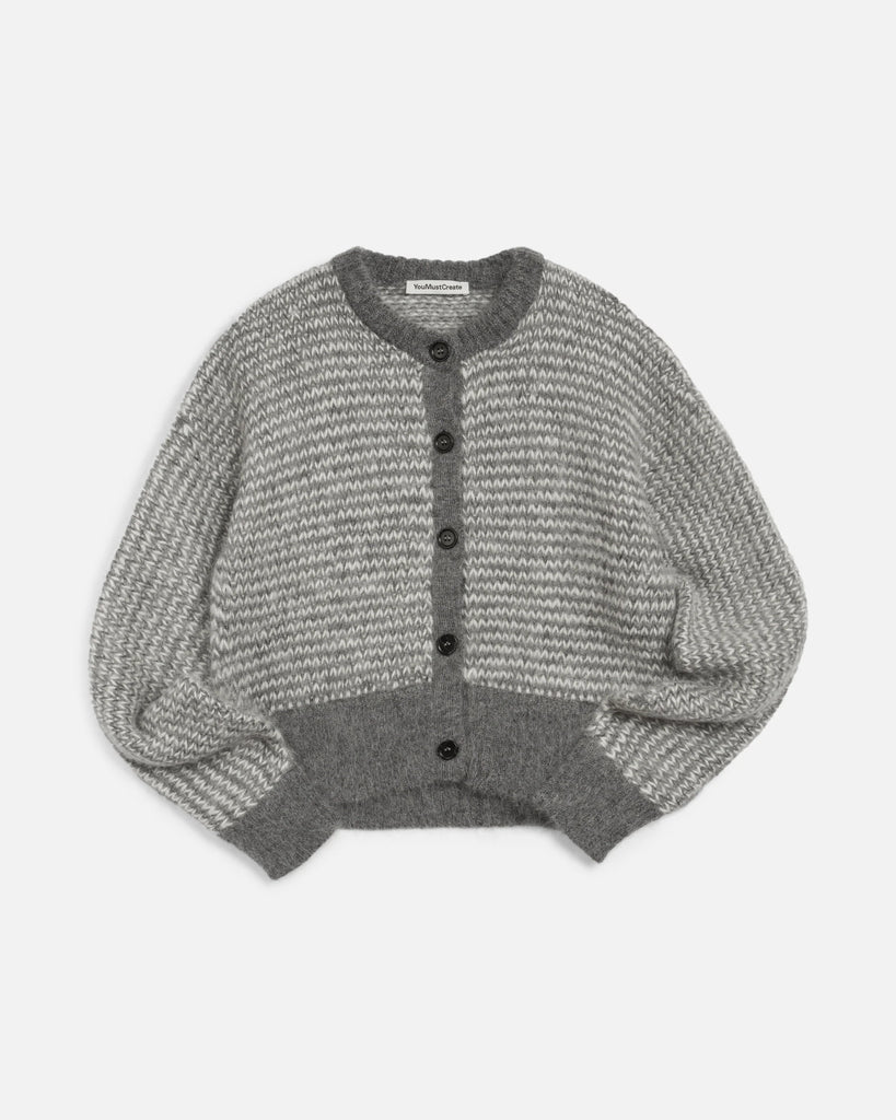 YMC Disorder Cardigan - Grey