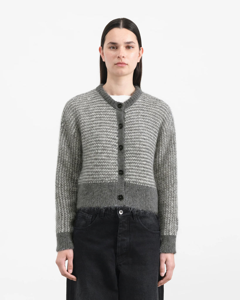 YMC Disorder Cardigan - Grey