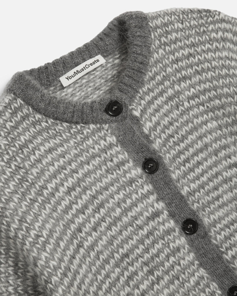YMC Disorder Cardigan - Grey