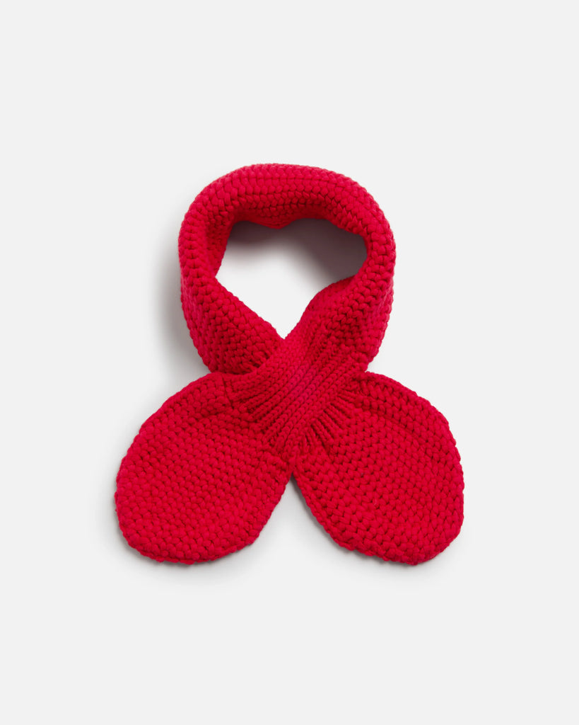 YMC Slotted Scarf - Red