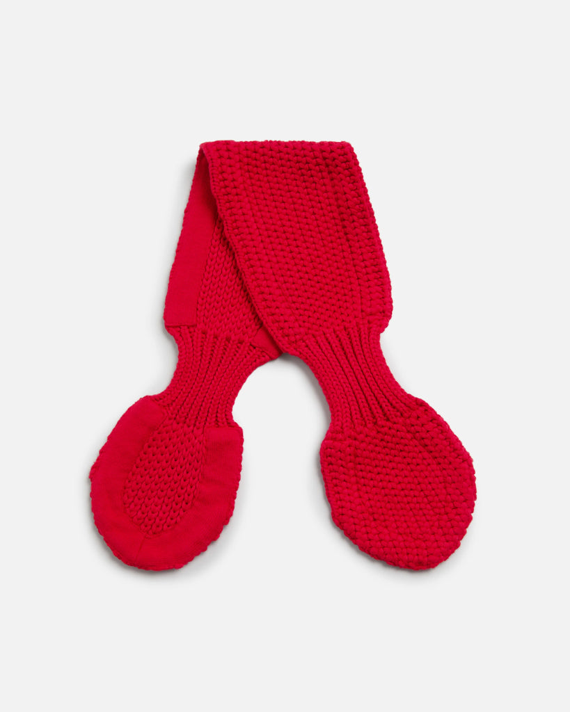 YMC Slotted Scarf - Red
