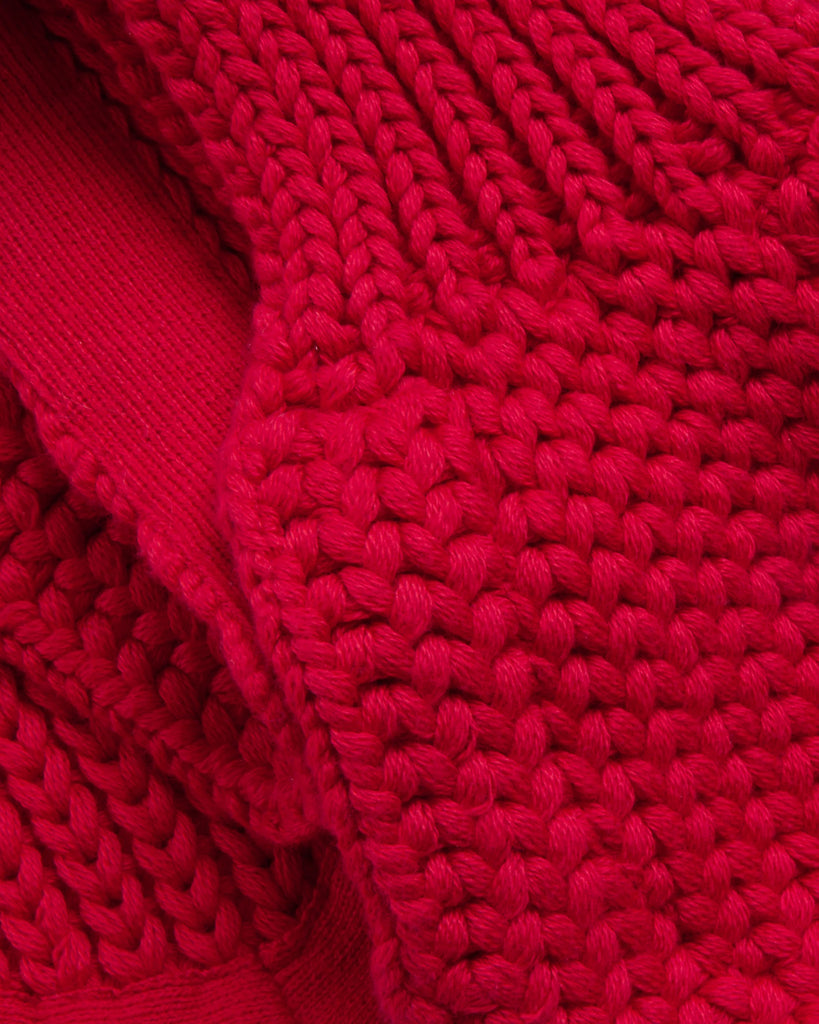 YMC Slotted Scarf - Red
