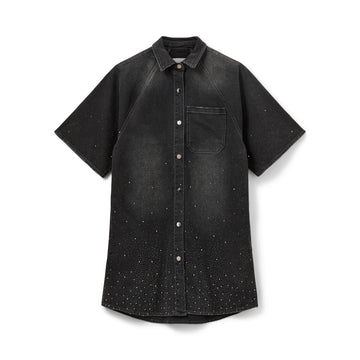 SOFIE SCHNOOR MAYSW LONG SHIRT - Washed Black