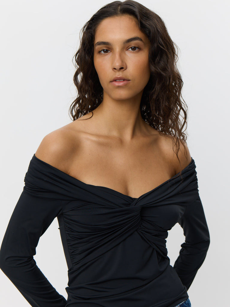 SOFIE SCHNOOR JESSSW BLOUSE - Black