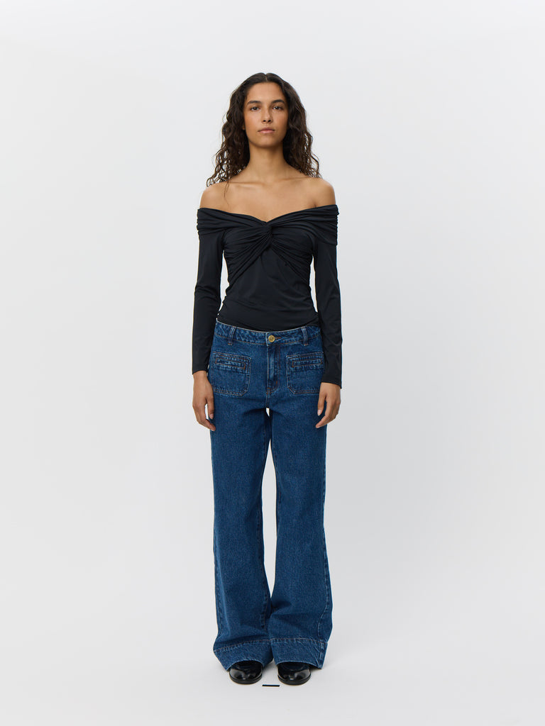 SOFIE SCHNOOR JESSSW BLOUSE - Black