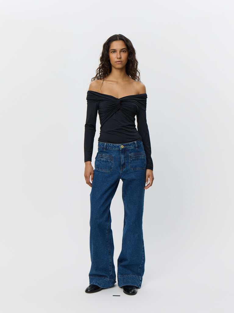 SOFIE SCHNOOR JESSSW BLOUSE - Black