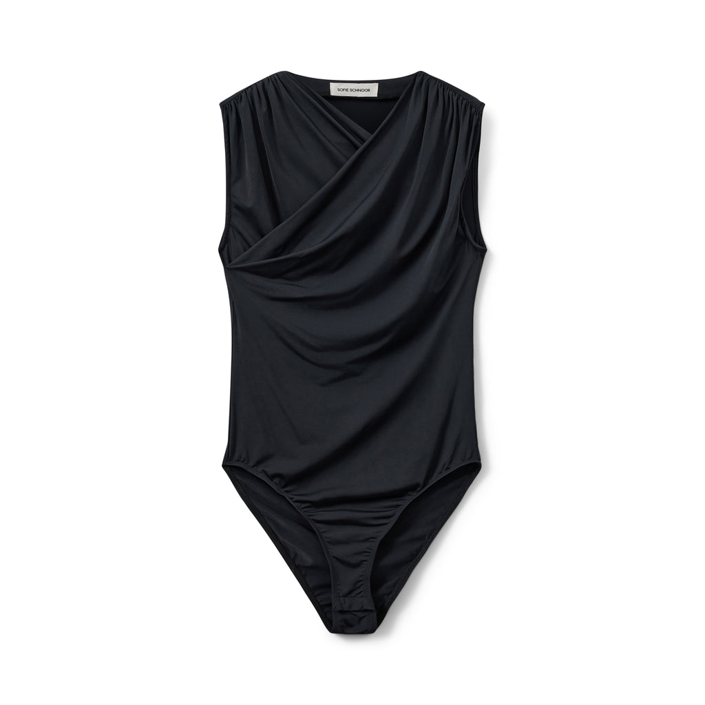 SOFIE SCHNOOR ALIVIASW BODYSUIT- BLACK