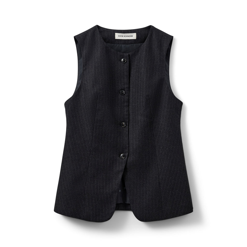 SOFIE SCHNOOR MERTHASW VEST - Black