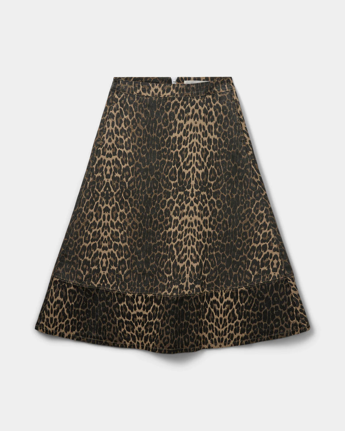 SOFIE SCHNOOR SELIASW SKIRT - Light Brown Leopard