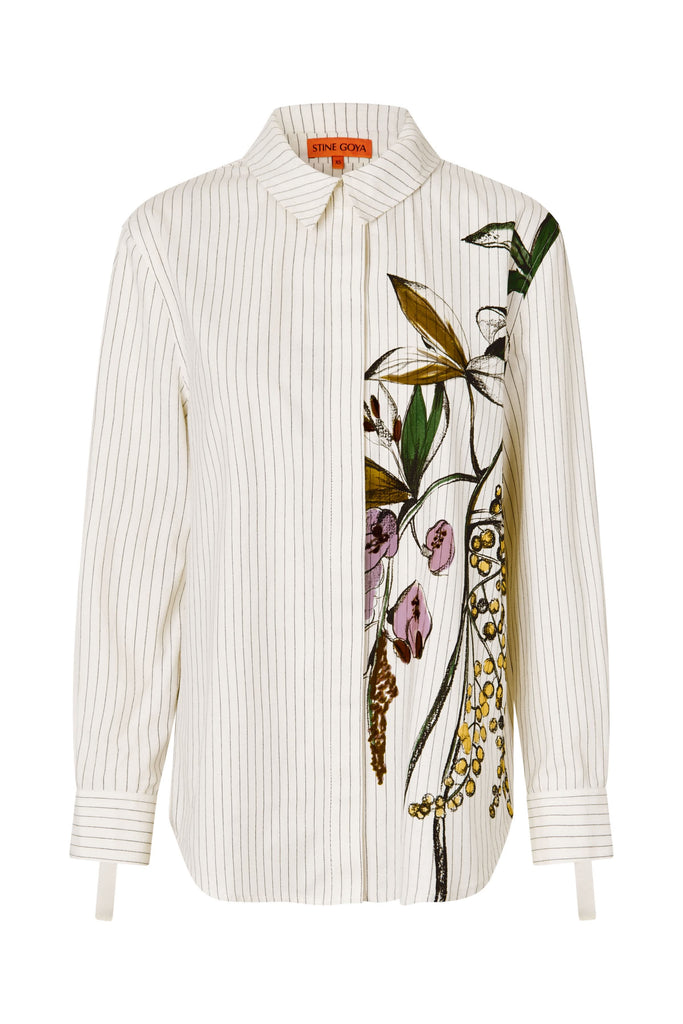 STINE GOYA Casual Classic Button Down - Mimosa Stripe
