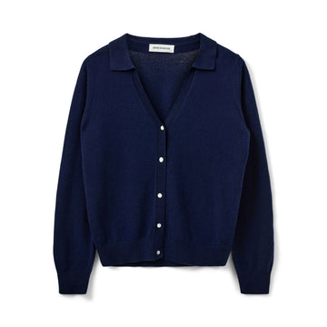 SOFIE SCHNOOR SKYLARSW CARDIGAN - Navy