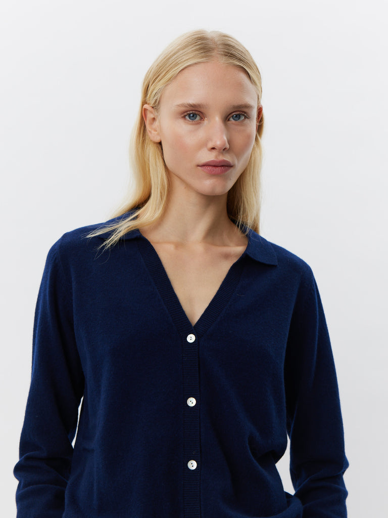 SOFIE SCHNOOR SKYLARSW CARDIGAN - Navy